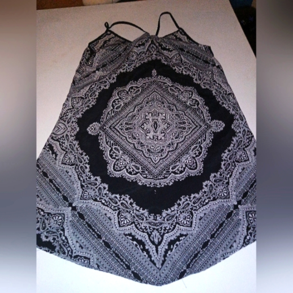 Women's Boho Patter Mini Dress